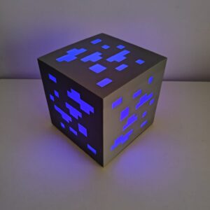 Minecraft Lapis Lazuli Ore led lamp