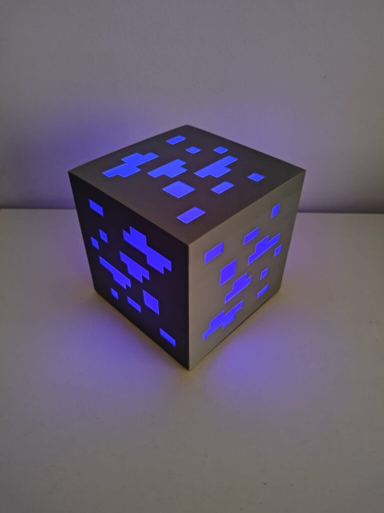 Minecraft Lapis Lazuli Ore led lamp
